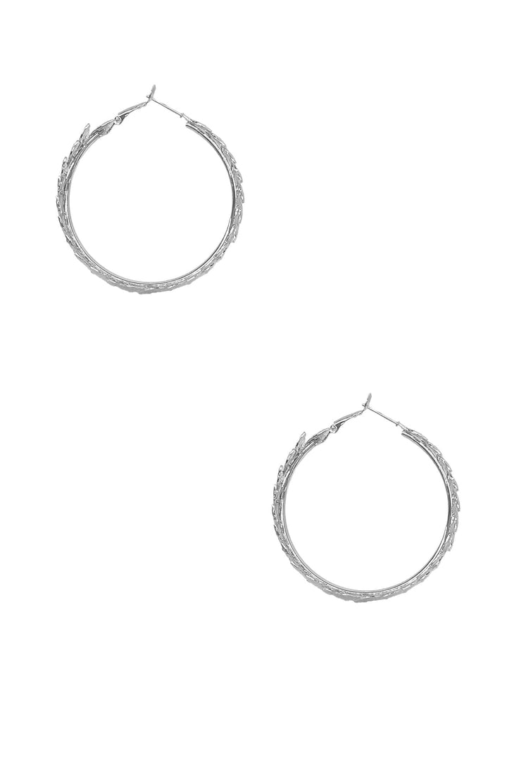 Madelina Hoop Earrings Silver Earrings