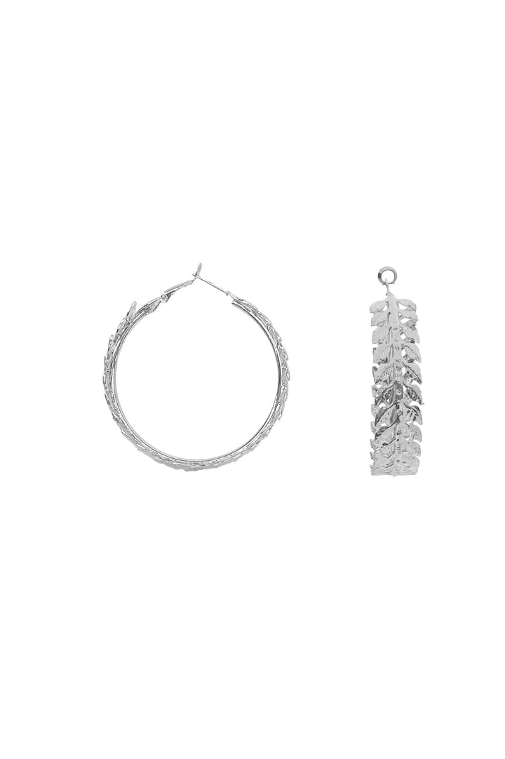 Madelina Hoop Earrings Silver Earrings