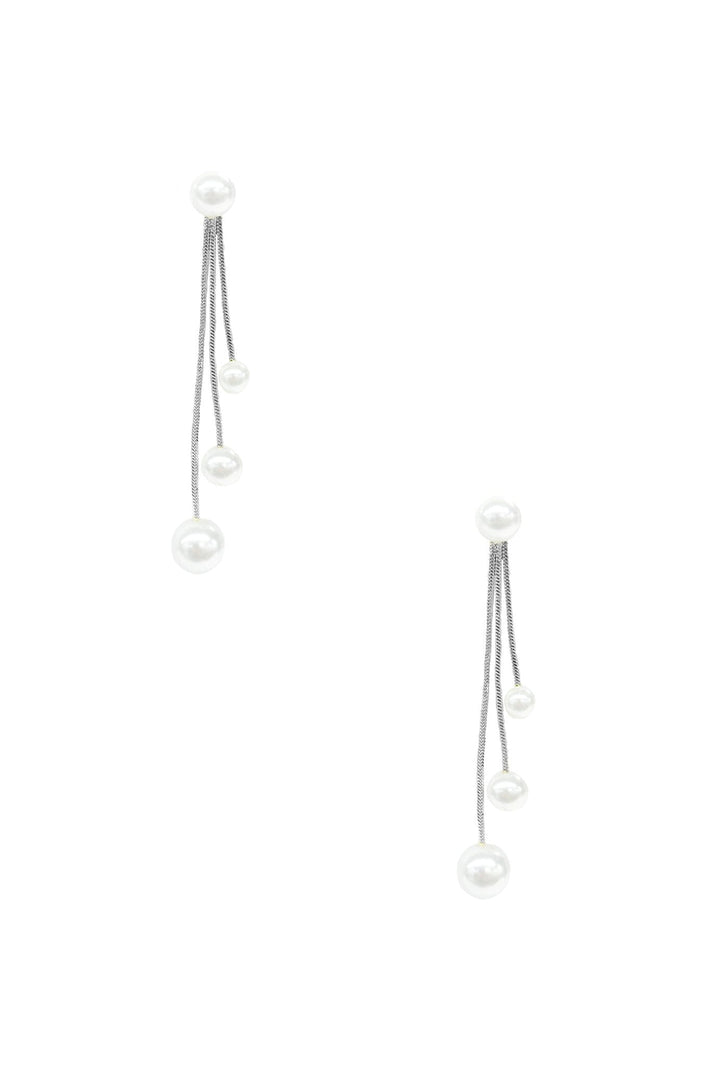 Mako Pearl Earrings Silver Earrings