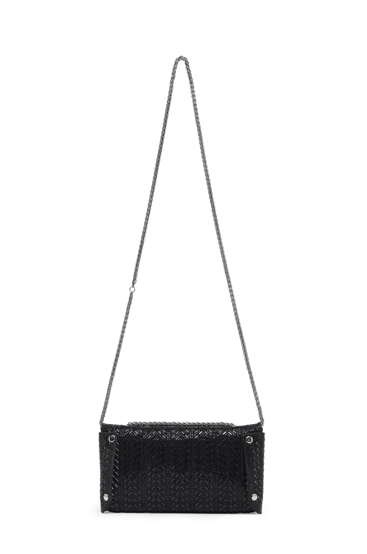 Mimi Sequinned Clutch Bag Black Seasonal Handbag