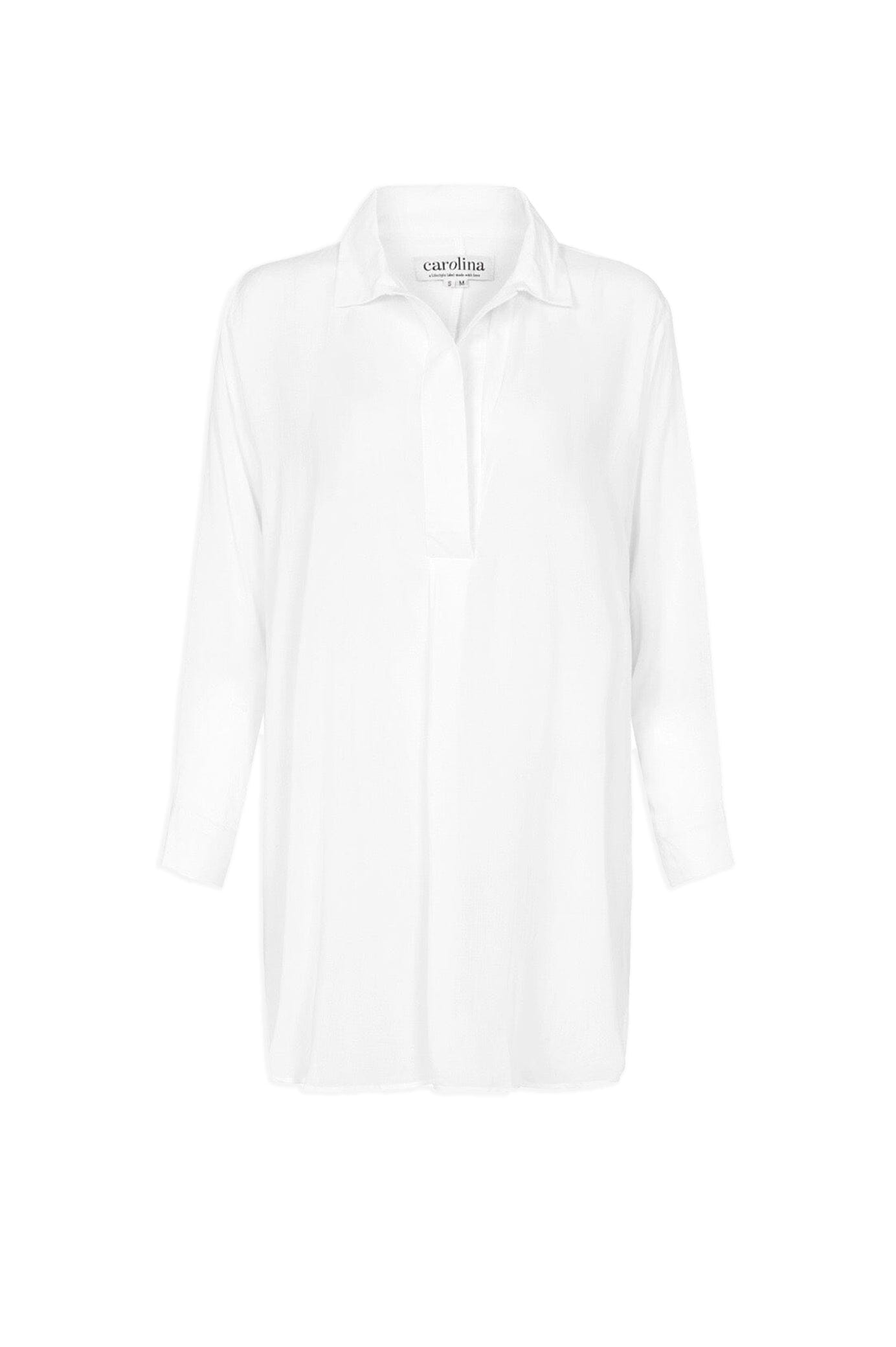 Monaco Dress Shirt White Dress-Shirts