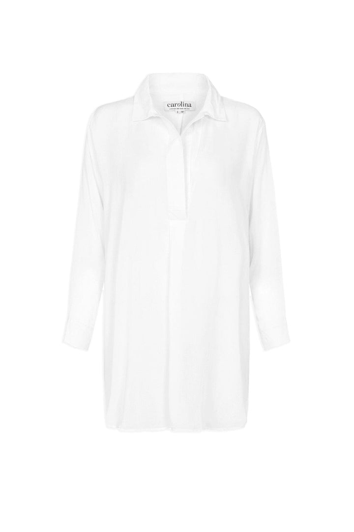 Monaco Dress Shirt White Dress-Shirts