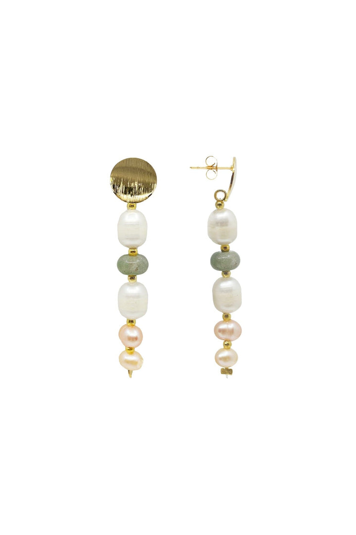 Monroe Pearl Earrings Multicolour Earrings