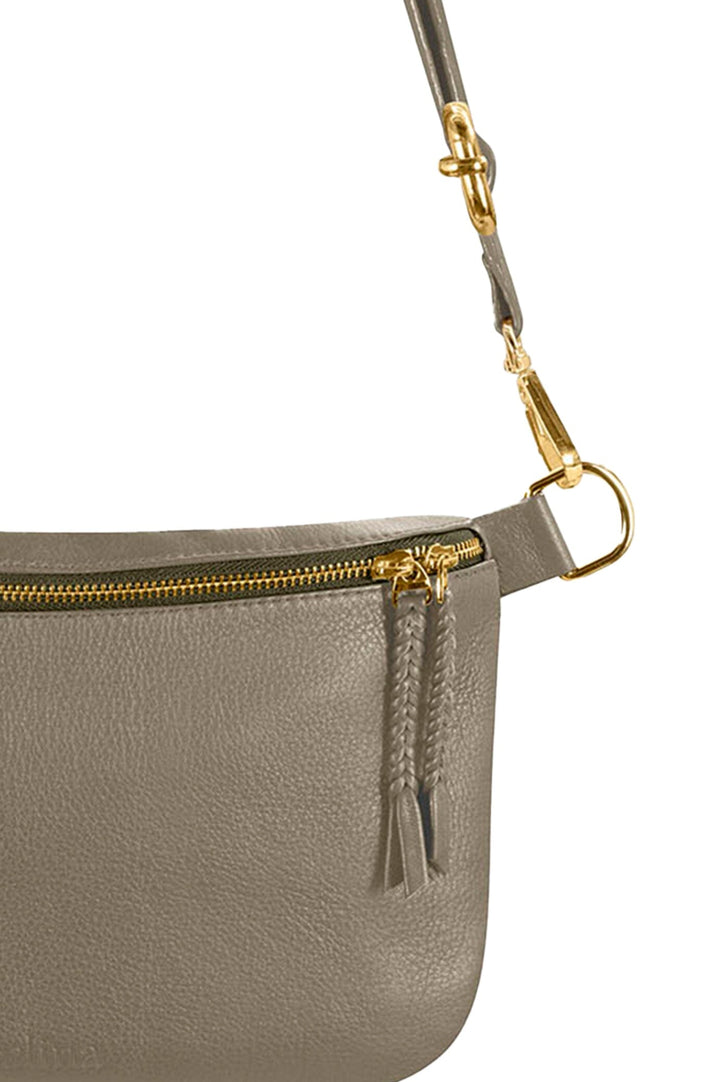 Ramona Leather Handbag Khaki Leather