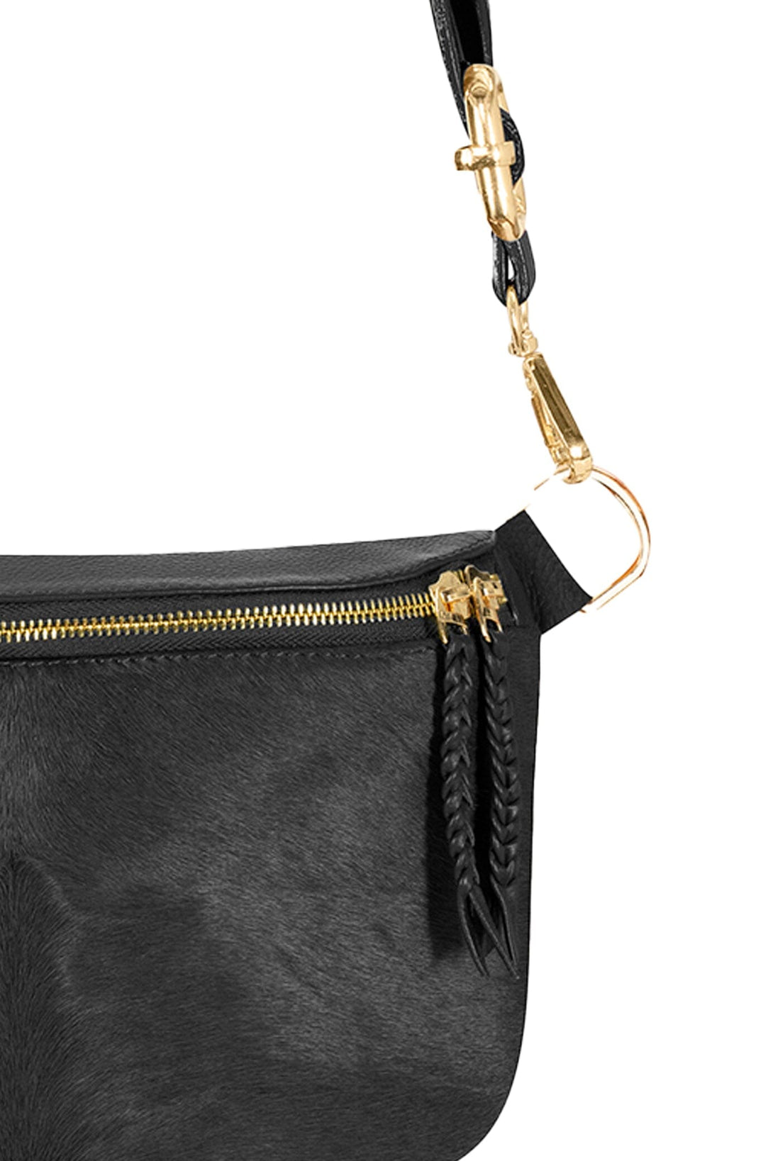 Ramona Leather Handbag Black Cowhide Leather