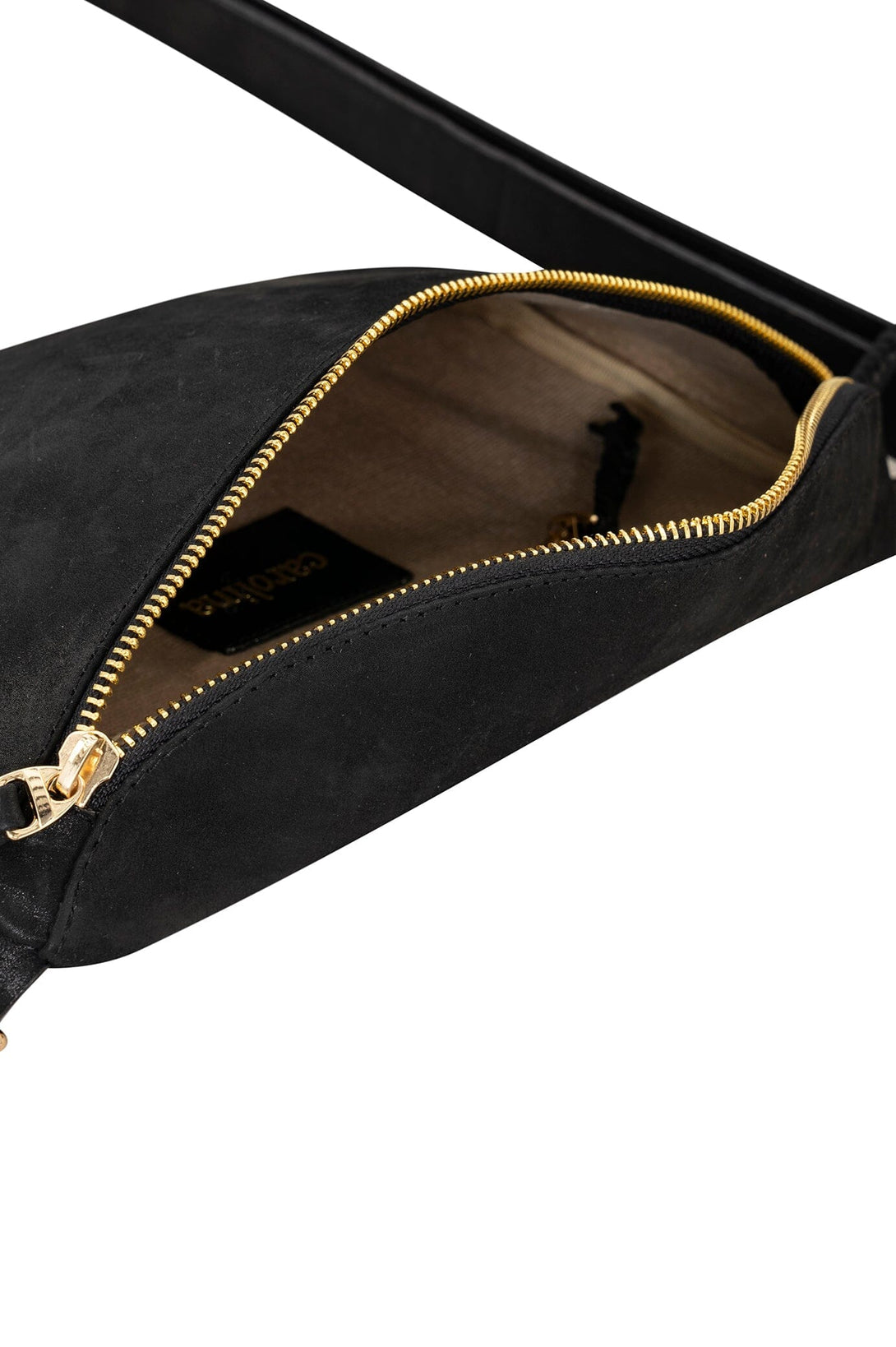 Ramona Leather Handbag Black Metallic Leather