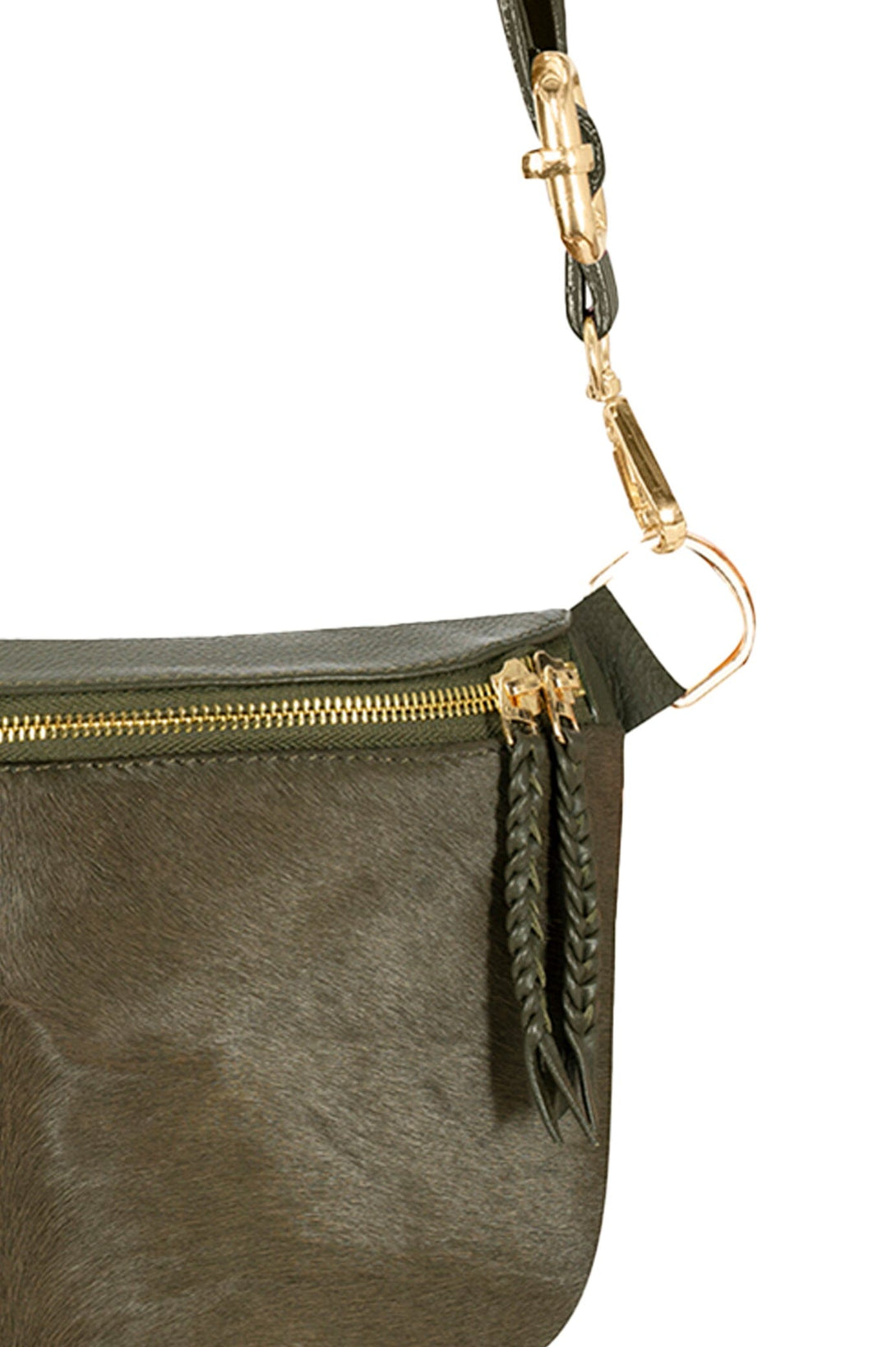 Ramona Leather Handbag Olive Cowhide Leather