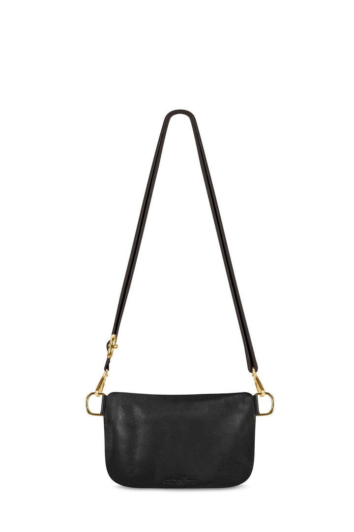 Ramona Small Leather Handbag Black Crossbody Bag