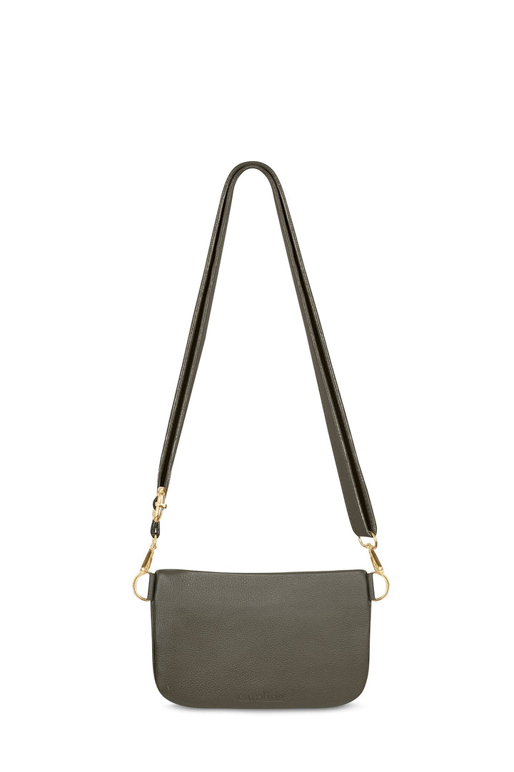 Ramona Small Leather Handbag Olive Leather