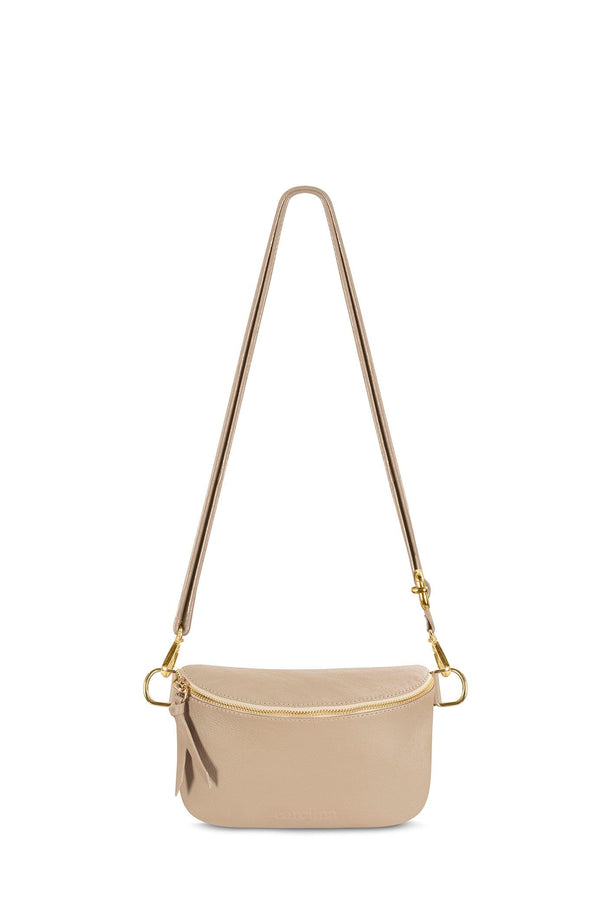 Ramona Small Leather Handbag Nude Leather