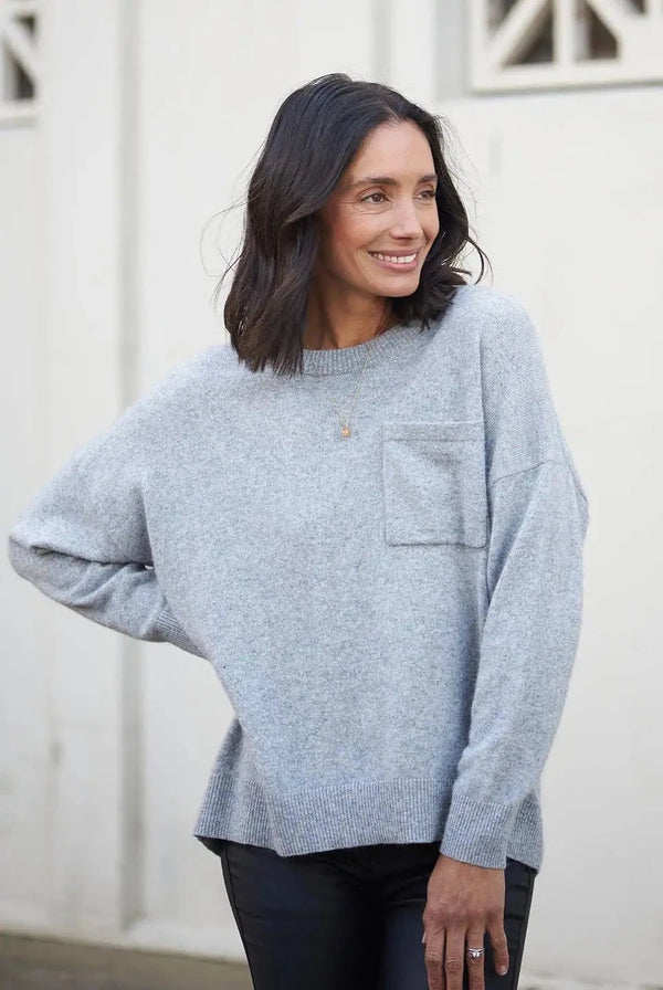 Rhonda Jumper Light Grey Knitwear