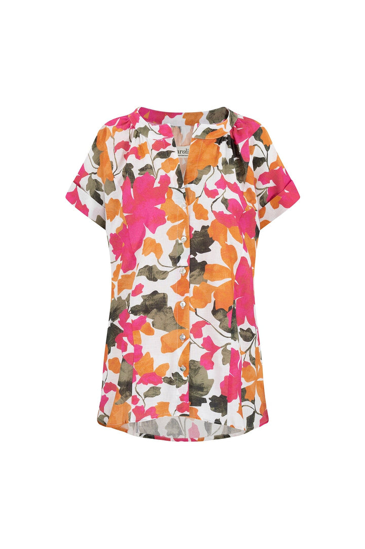 Rosa Floral Short Sleeve Top Tops