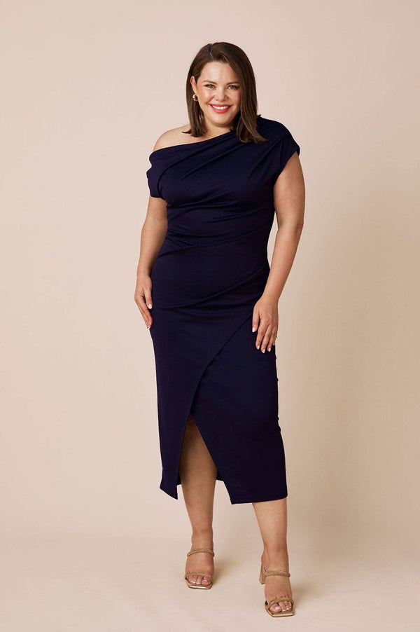 Roslyn Dress Navy Dress