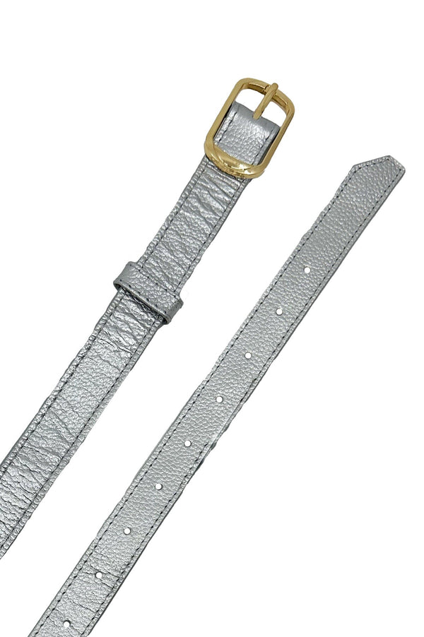 Skinny Belt Silver Belts