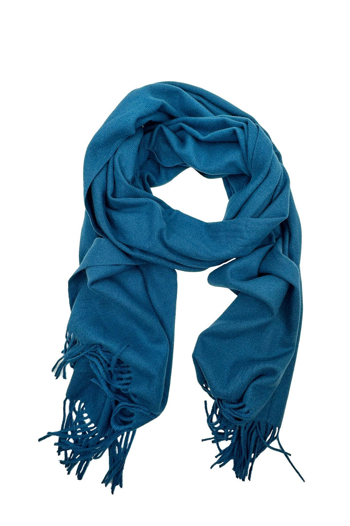 Sofia Scarf Teal Cashmere Scarf