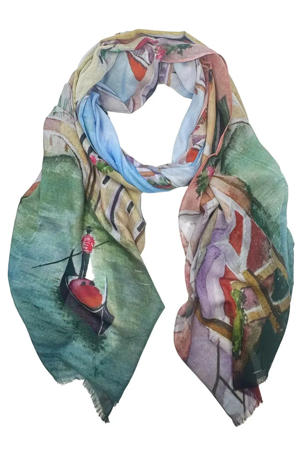 Venice in Italy Inspired Modal Scarf Scarves