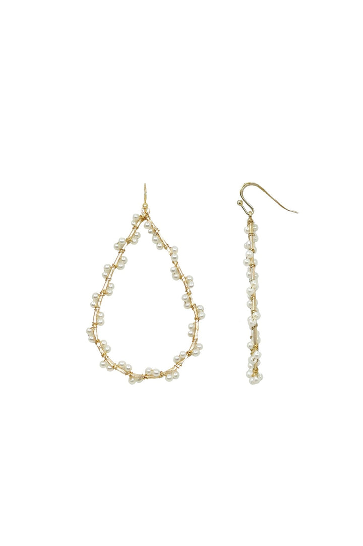 Wren Pearl Earrings Gold Earrings