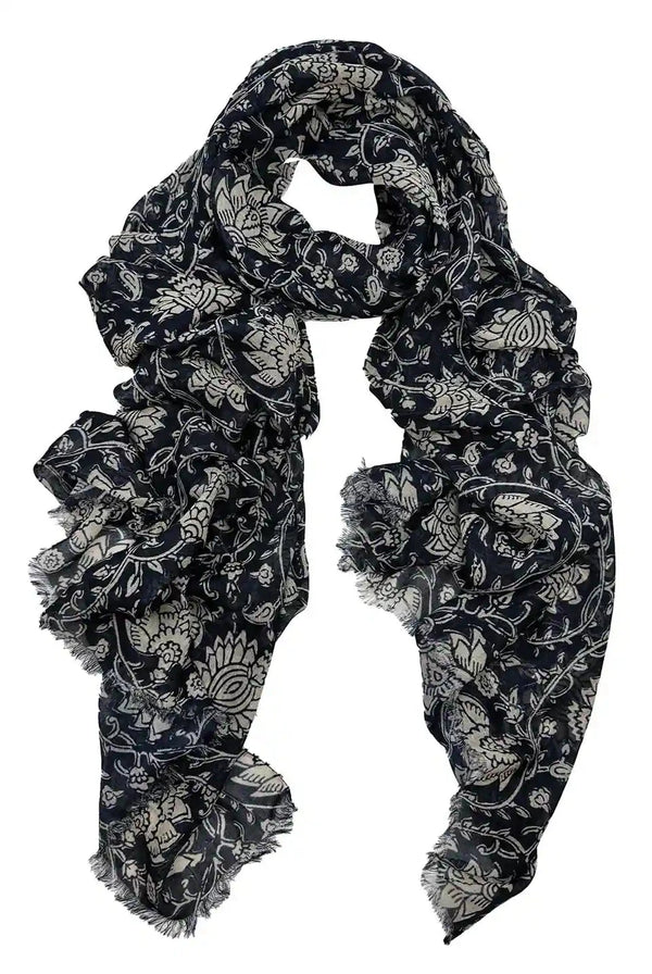 Ayanda Modal Scarf Navy Scarves