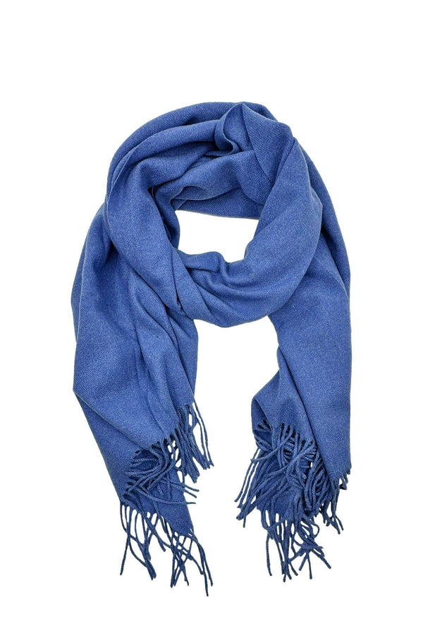 Capri Cashmere Scarf Denim Blue Scarves