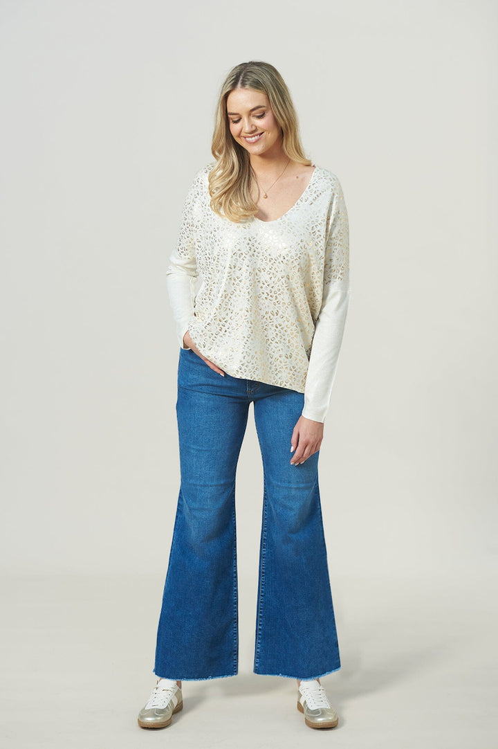 Colette Wide Leg Denim Jeans Denim Pants