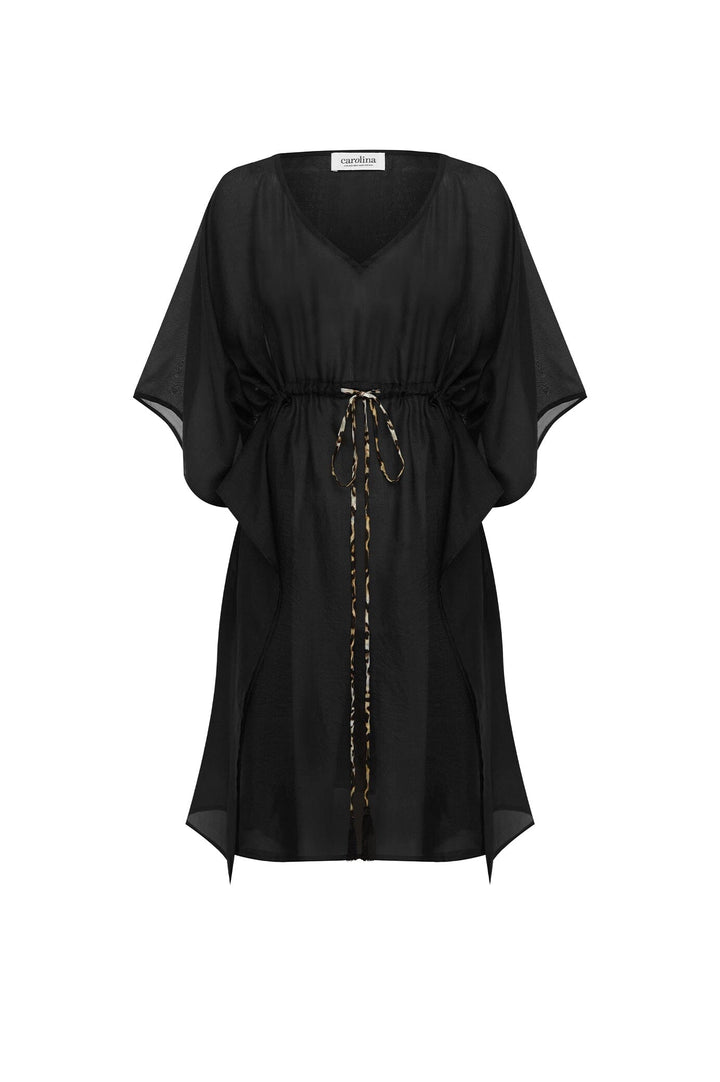 Esmé Silk Kaftan Black-Pre Order kaftan