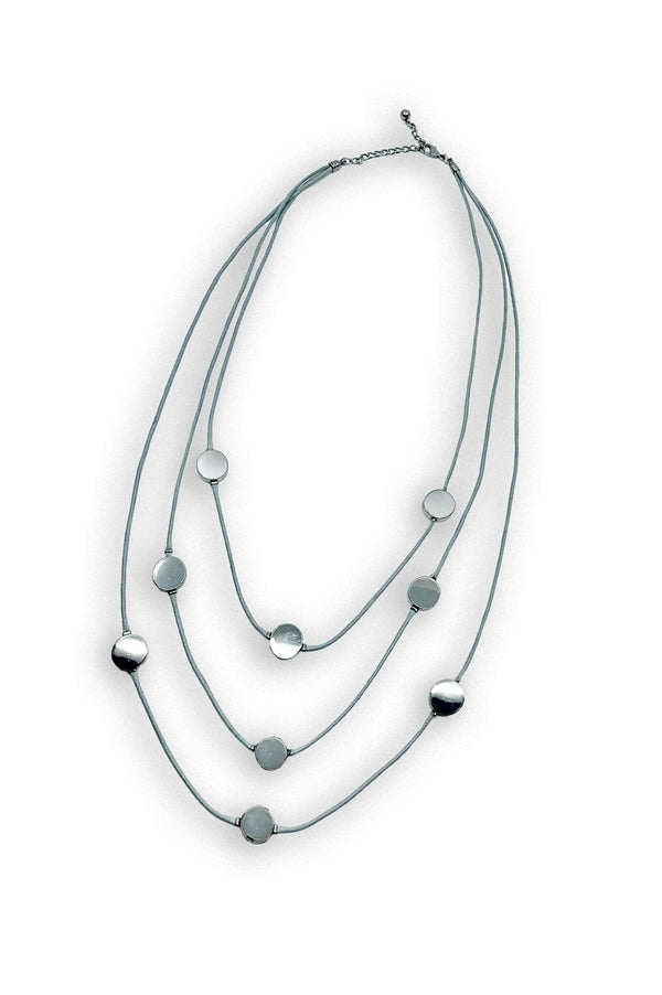 Krystal Necklace Grey Necklace