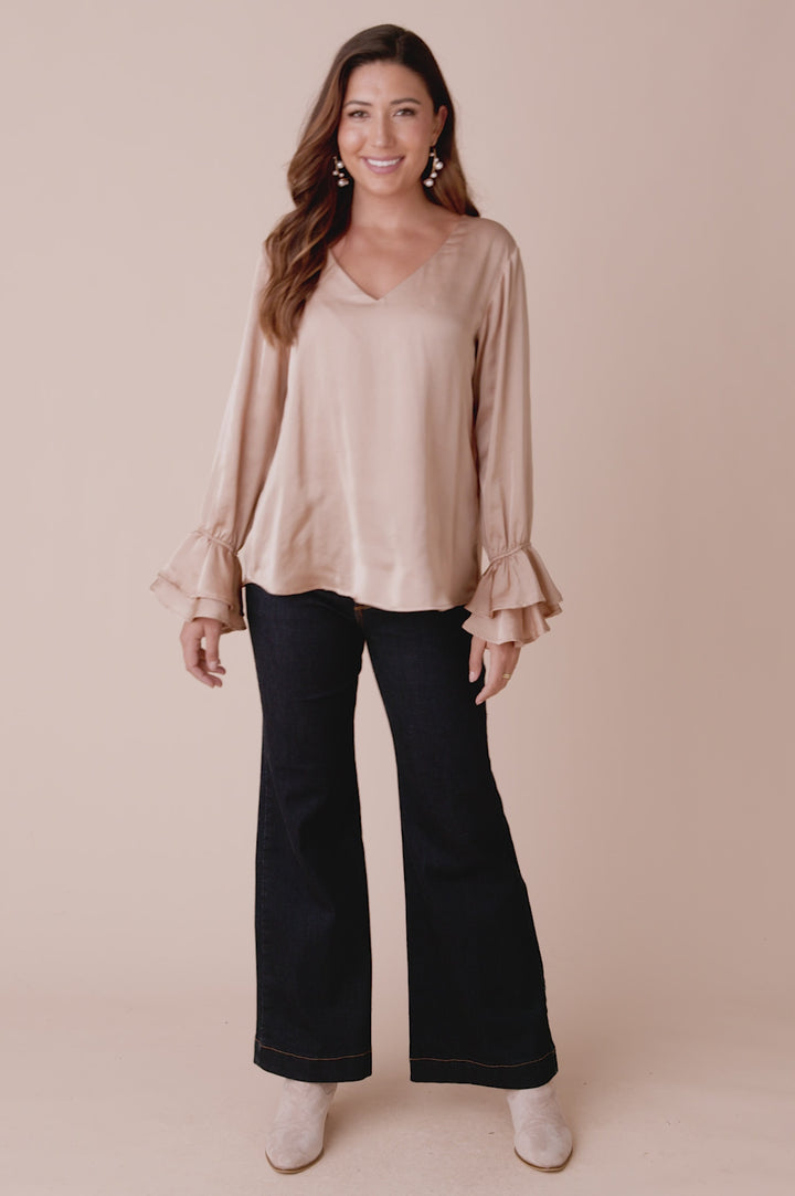 Lola Long Sleeve Top Espresso product image from Carolina