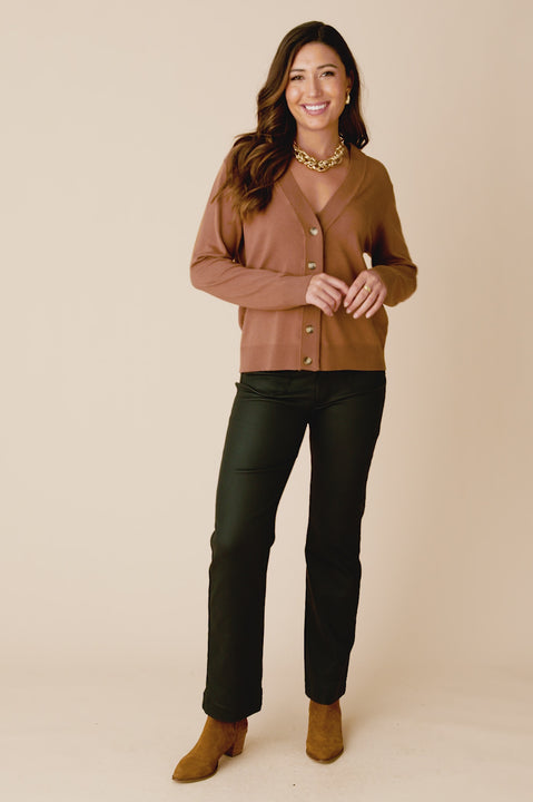 Kinsley Cardigan Camel product video from Carolina