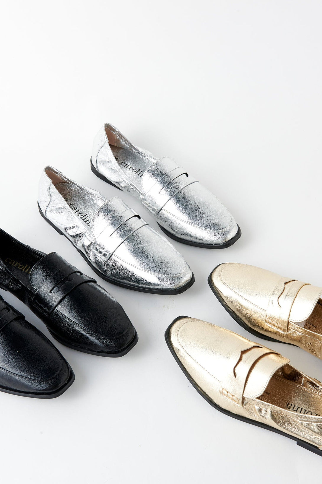 Sonia Loafers Silver Shoes