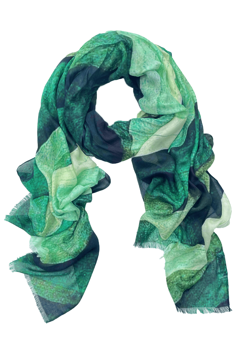 Silvia Modal Scarf Emerald Green Scarves