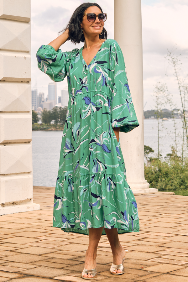 Rai Print Dress Dress