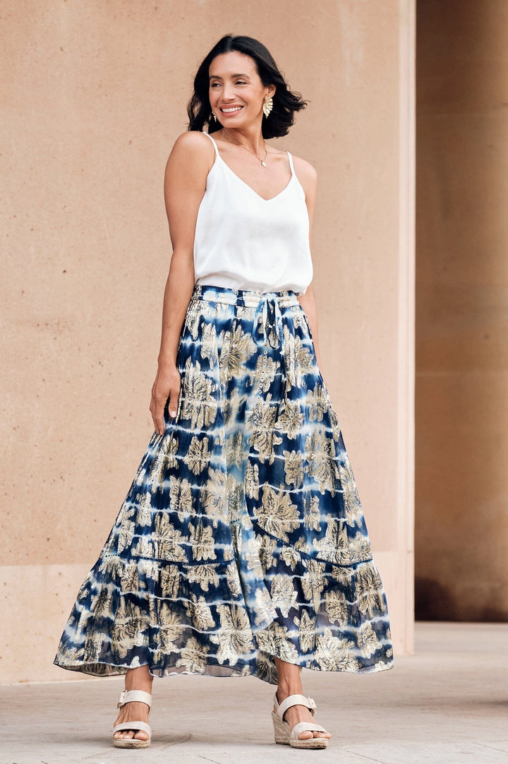 Halina Skirt in Navy Dress