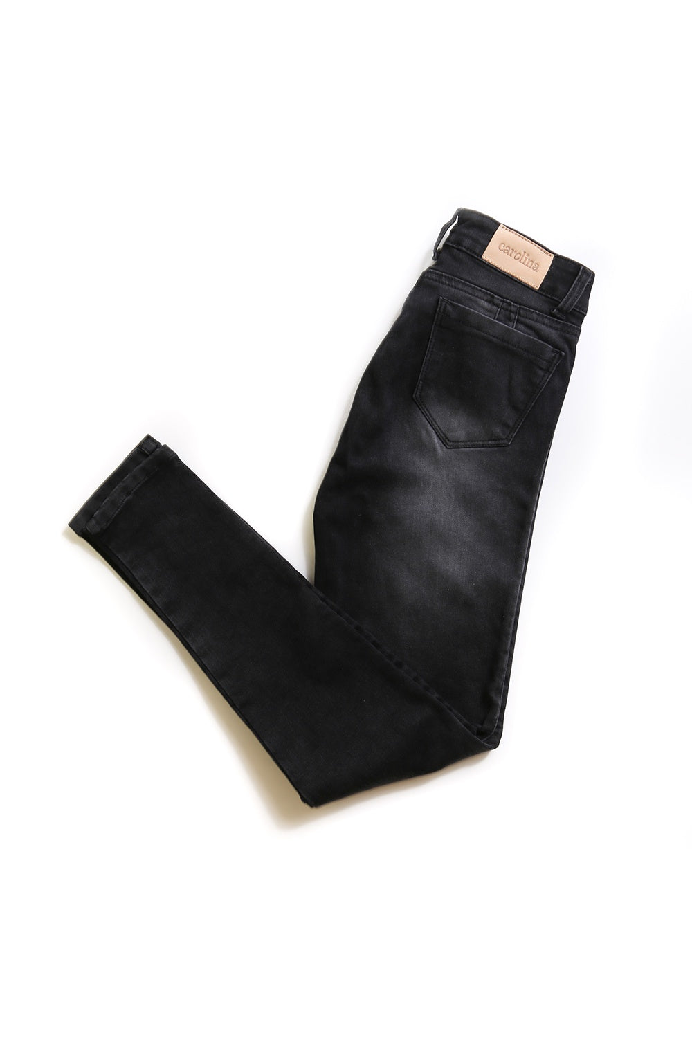 Amber Jeans Washed Grey Pants