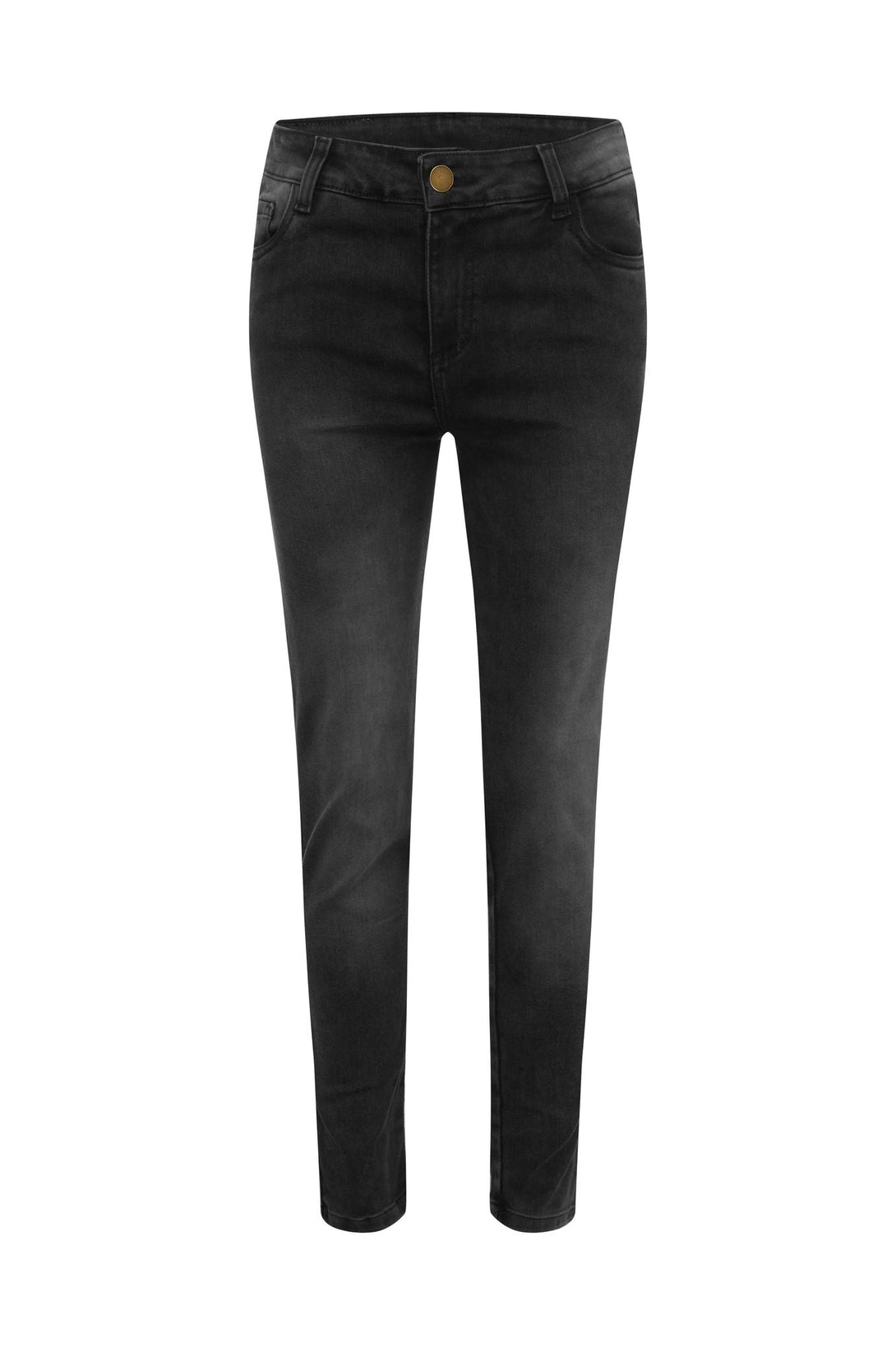 Amber Jeans Washed Grey Pants