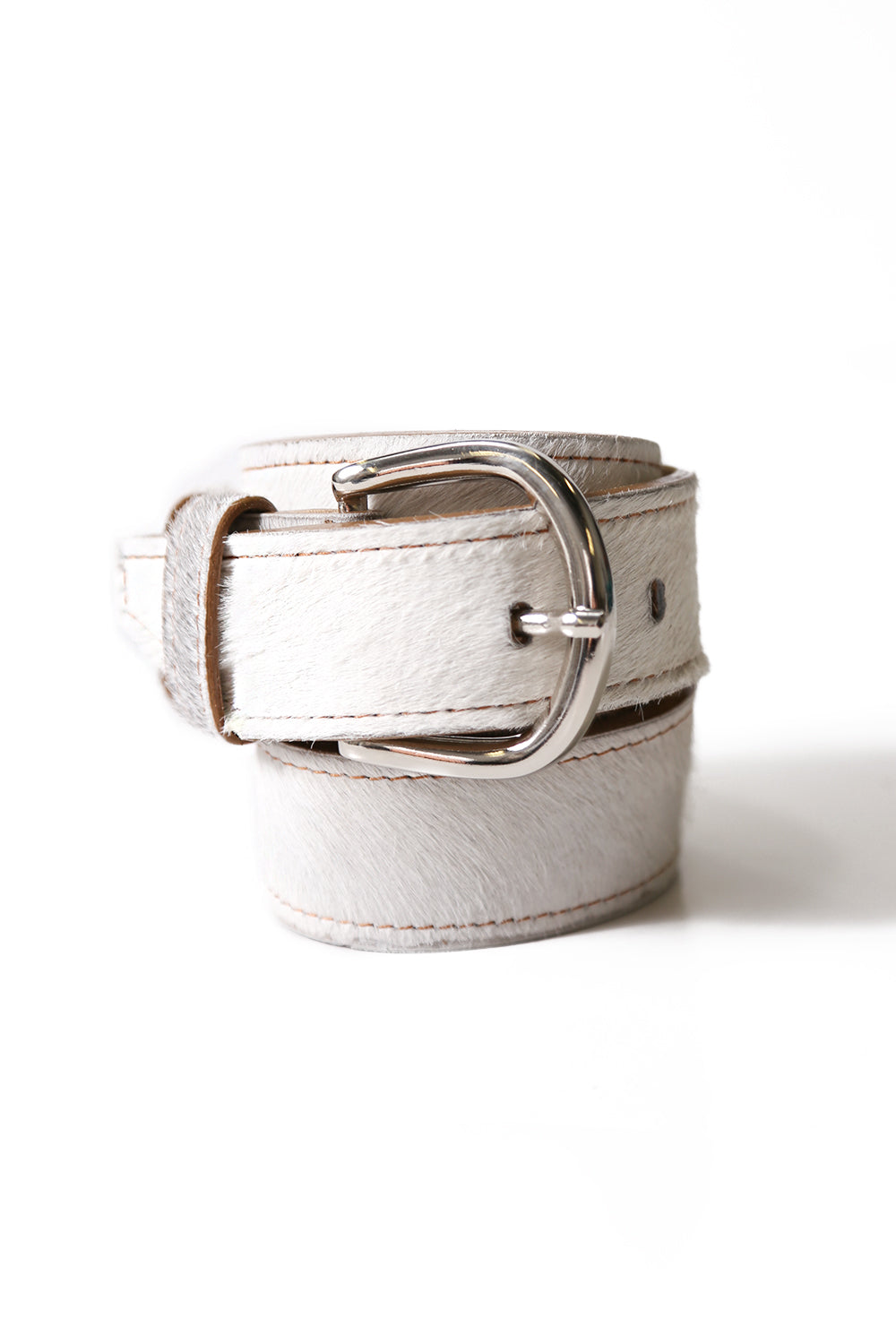 Jeans belt Natural Cowhide Leather