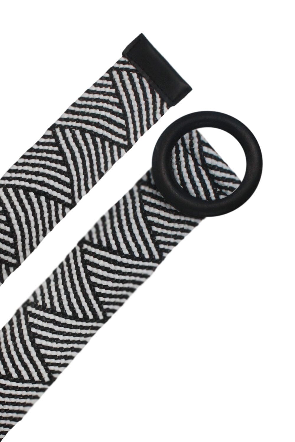 Kalena Belt Black & White Belts