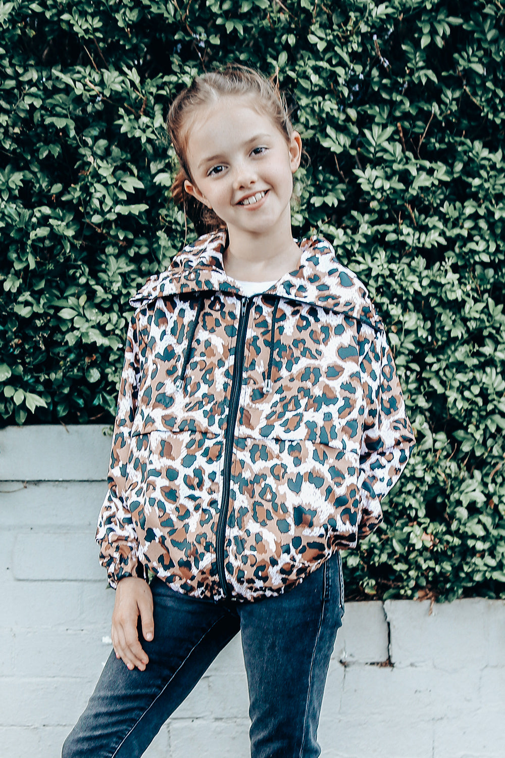 MiniMe Kids Leopard Hoodie Jacket Jacket