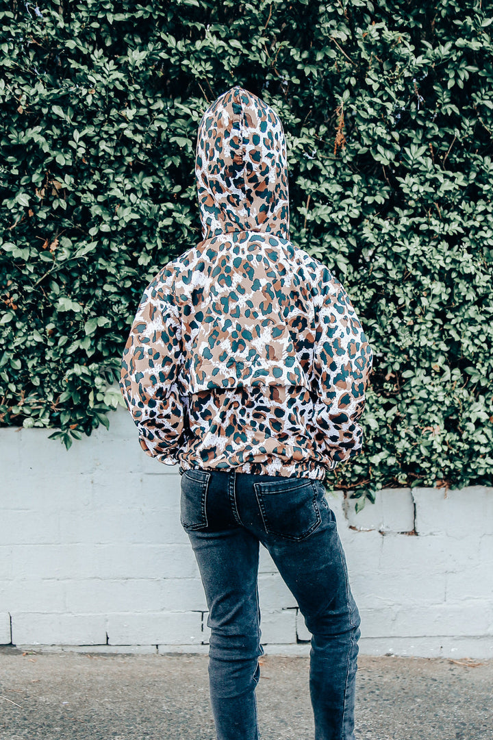 MiniMe Kids Leopard Hoodie Jacket Jacket