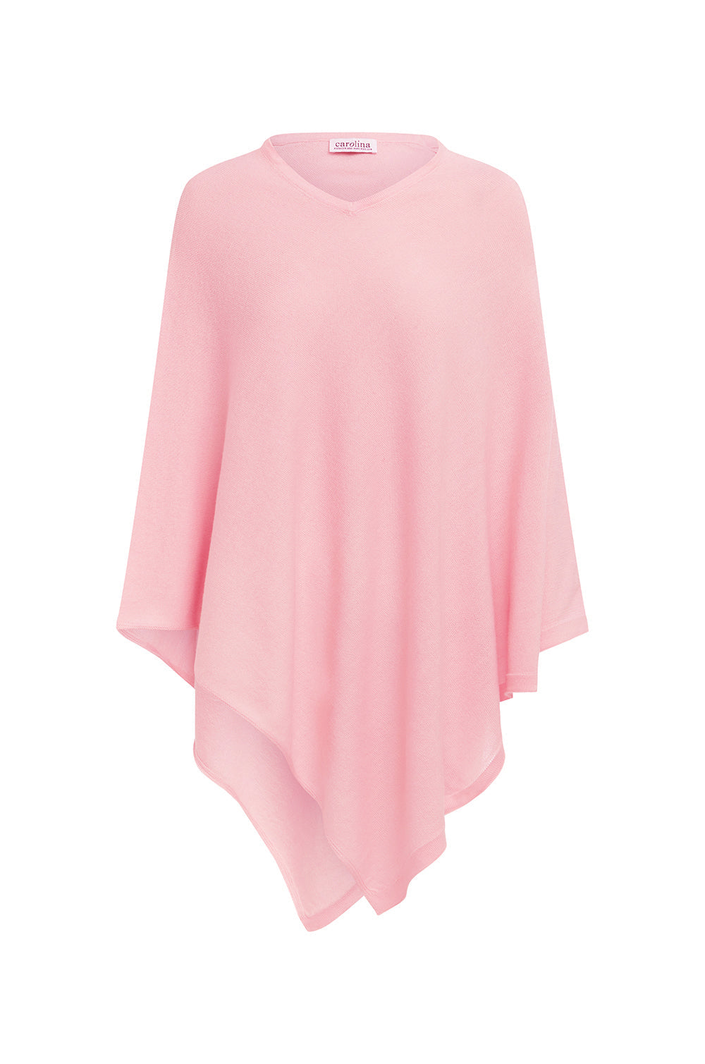 Cashmere and Wool Poncho Blush Knitwear