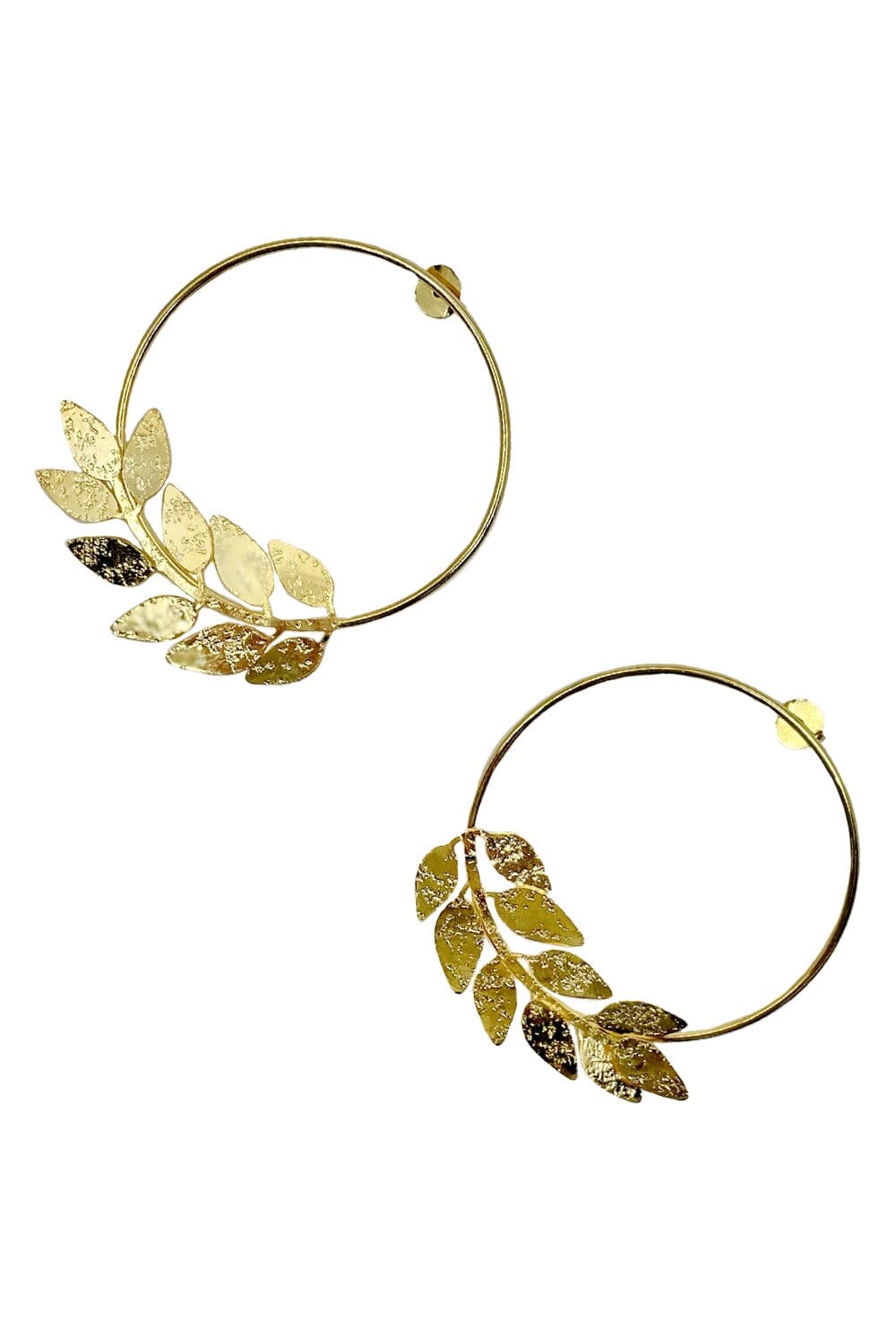 Diosa Gold Leaf Earrings Earrings