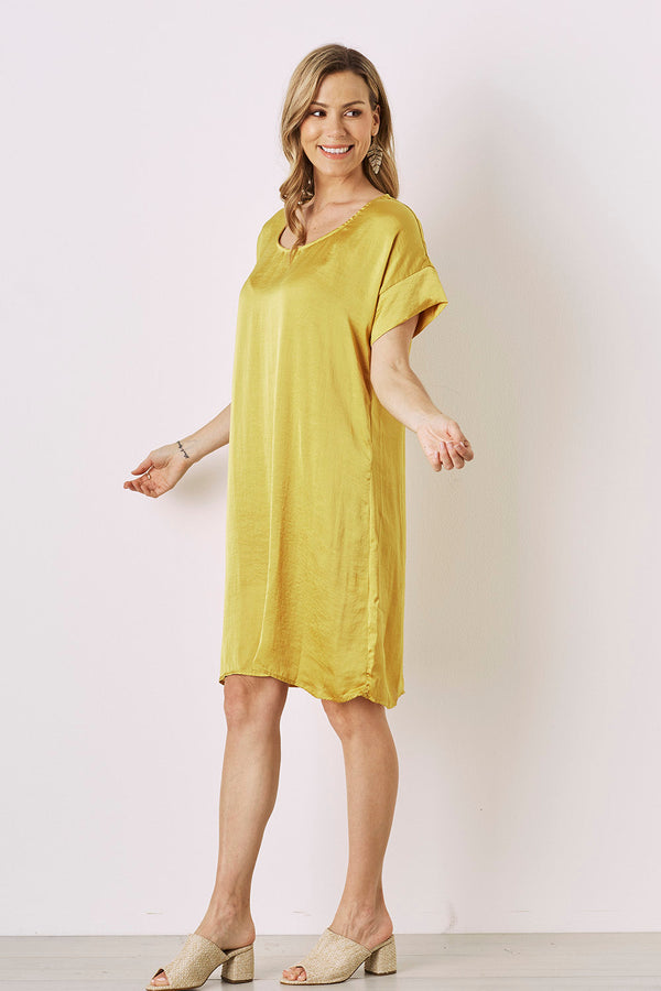 Evie Dress Mustard Dress