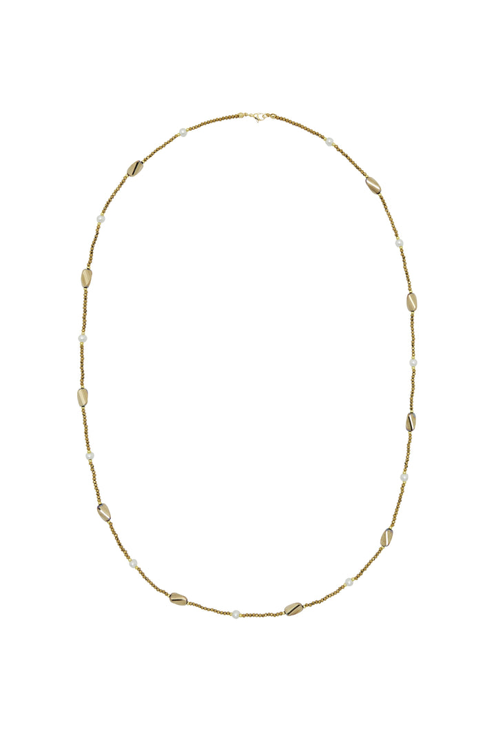 Hebe Necklace Dark Gold Necklace