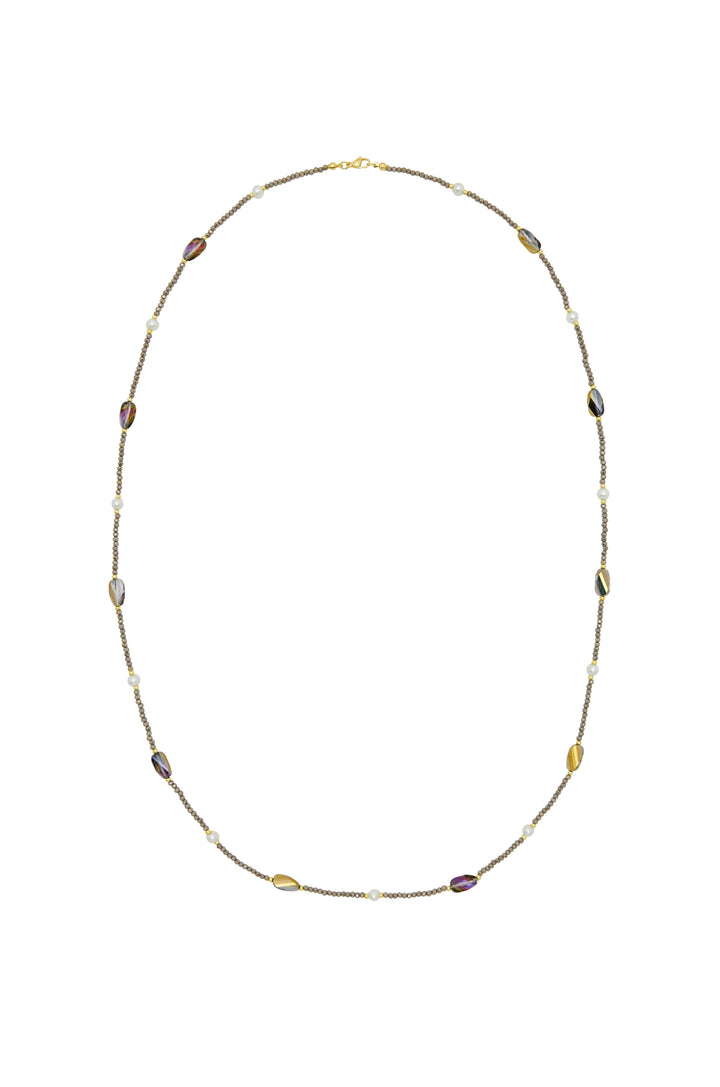 Hebe Necklace Mauve Necklace