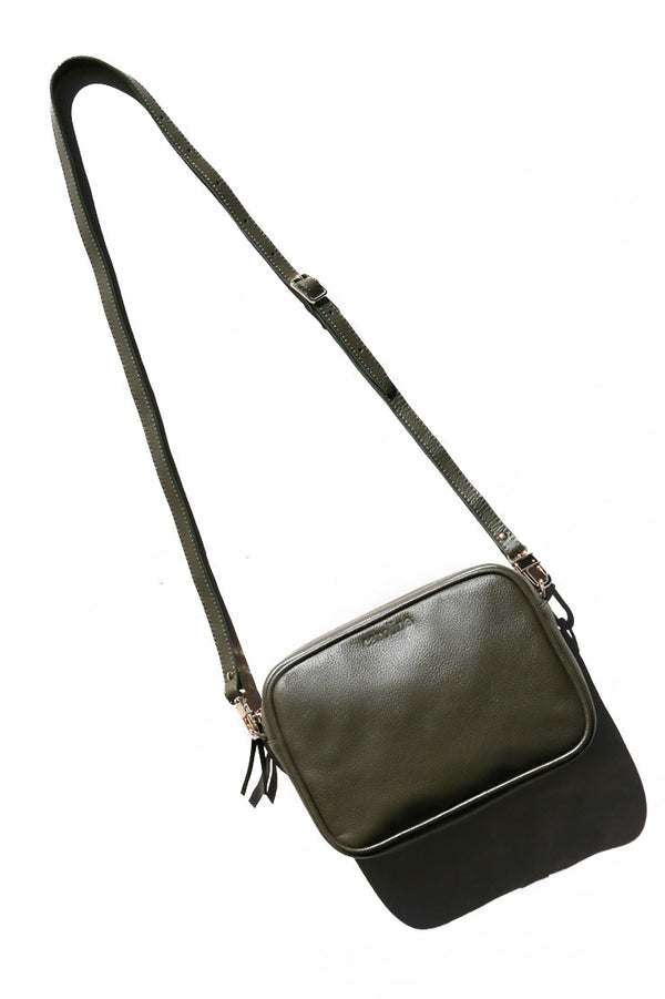 Liana Leather Bag Olive Leather