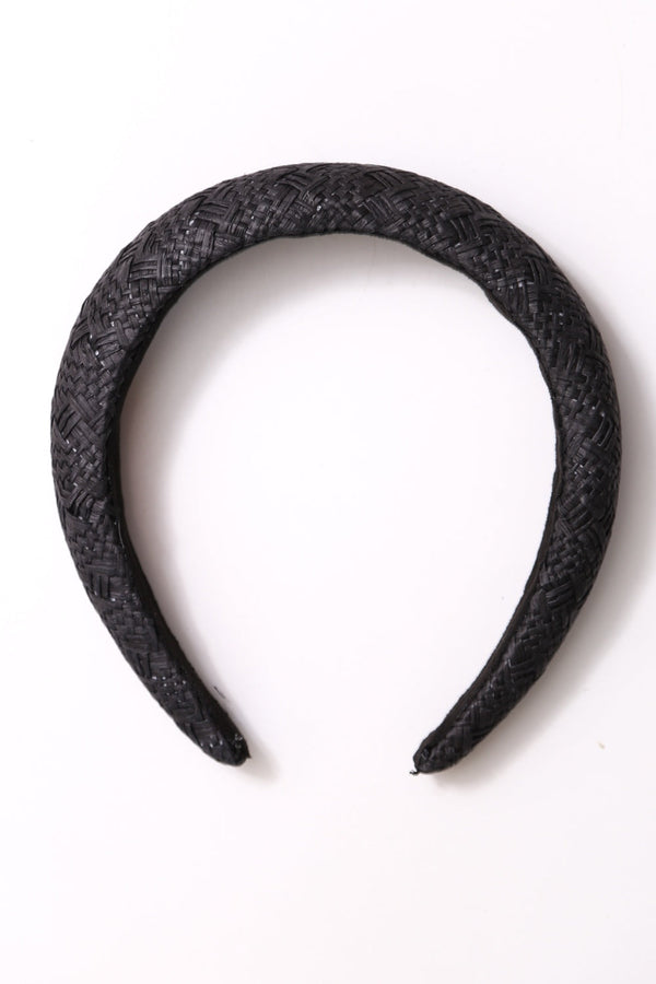 Marin Woven Headband Black Accessories