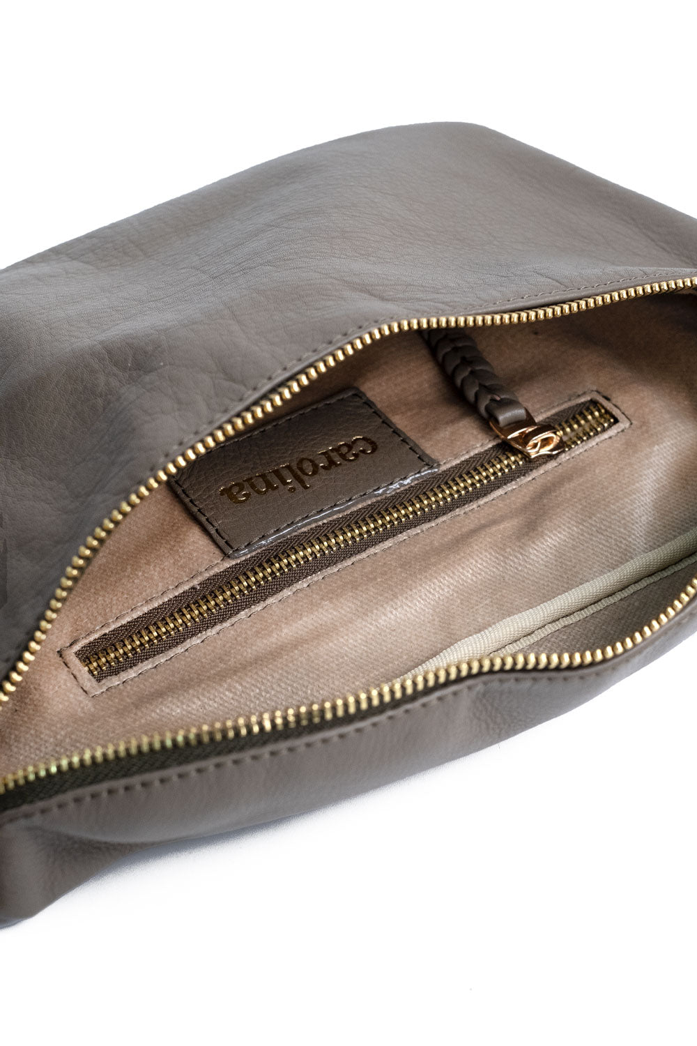 Ramona Leather Handbag Khaki Leather