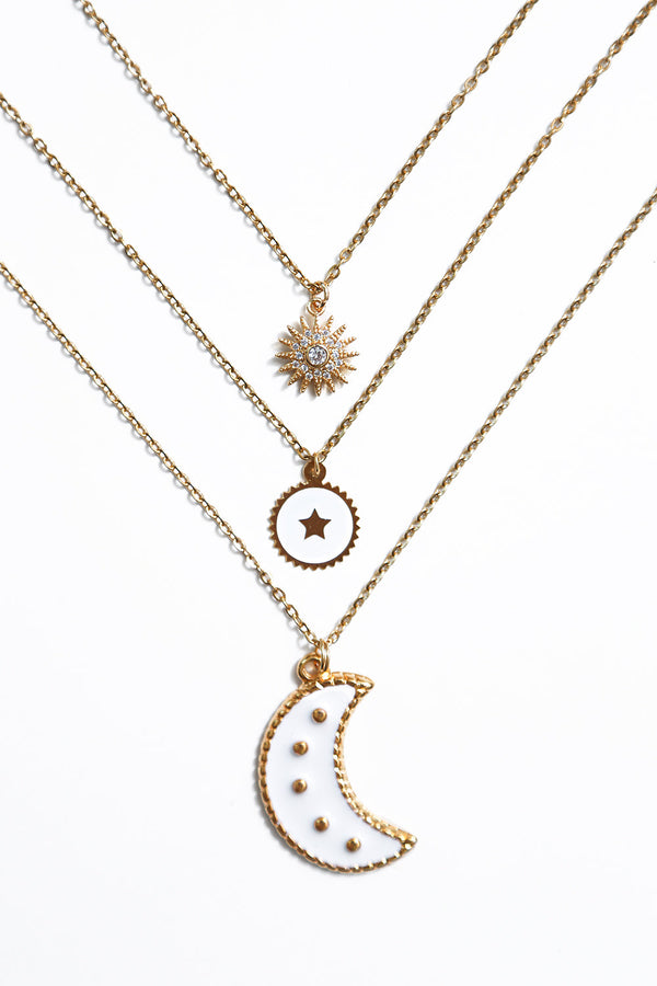 Under the Stars Necklace White Necklace