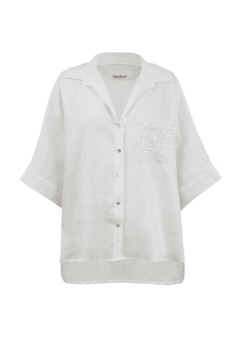 Hartley Collared Shirt White Tops