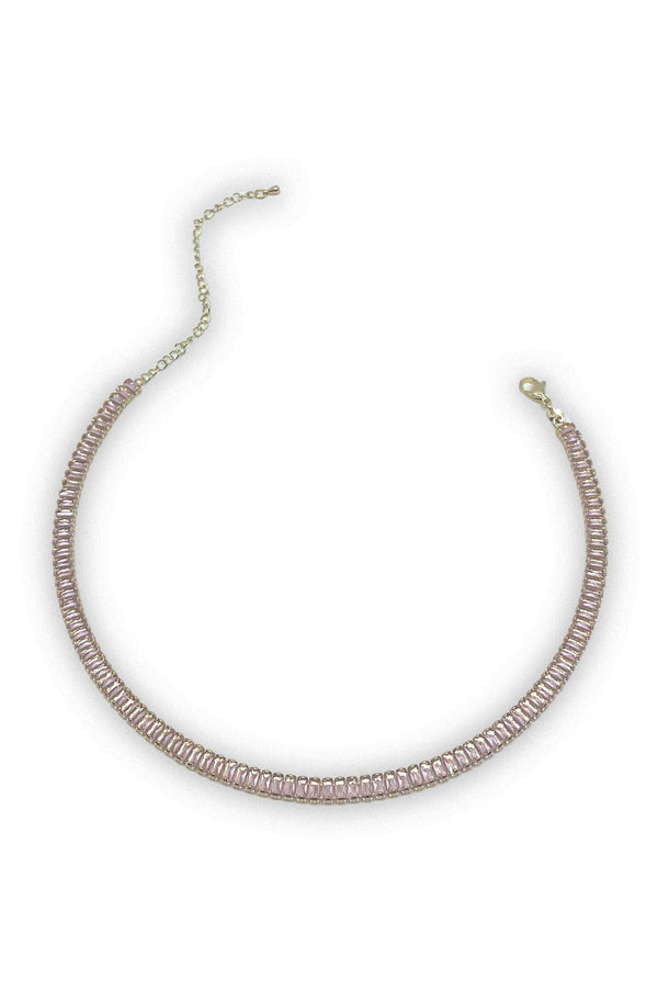 Josephine Choker Blush Necklace