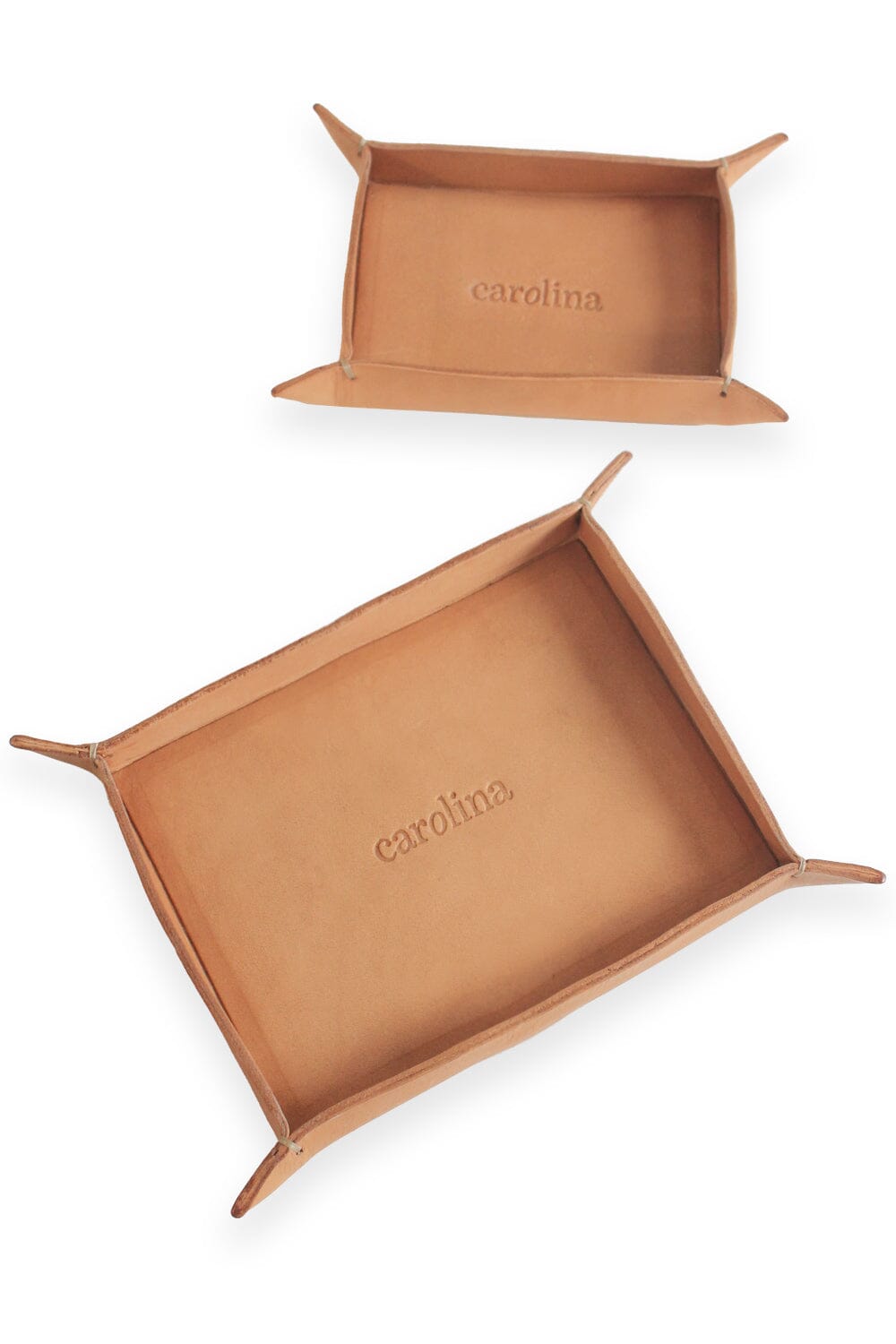 Leather Trays Pack of 2 Leather
